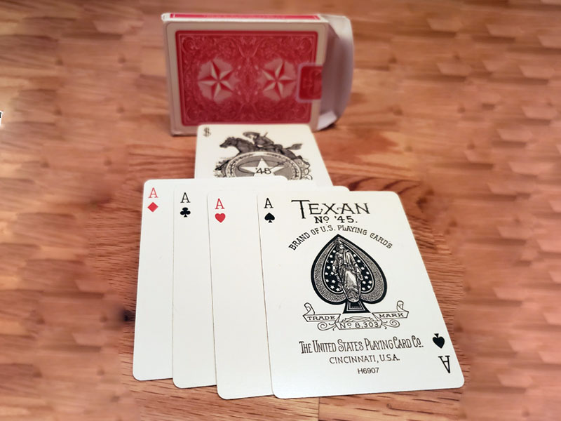 Texan 45 Playing Cards made by USPCC