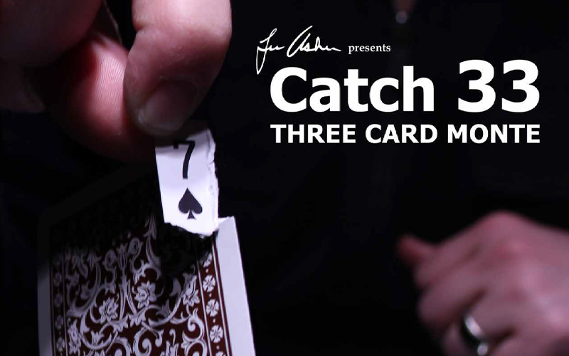 How does the Catch 33 Three Card Monte Trick work?