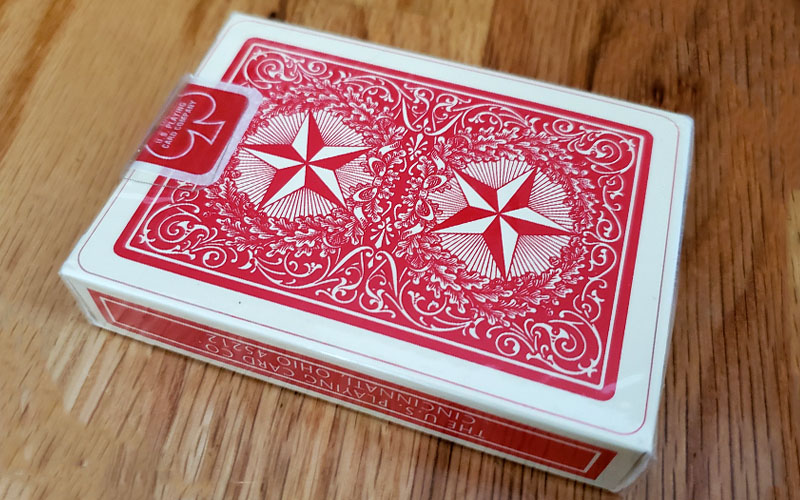 Texan 45 brand playing cards by United States Playing Card Company.